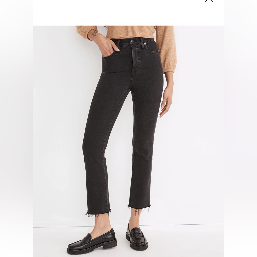 Madewell Cali Demi Boot Jeans Bayland Wash sz 27Tall